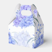 何か青いあじさいブライダルシャワーフローラ フェイバーボックス (裏面サイド)