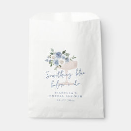 何か青いものが欲しいの。結婚前のお祝いの前に。 フェイバーバッグ