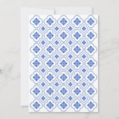 何か青いものが私の前に ブライダルシャワーのヴィンテージ 招待状 (裏面)