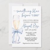 何か青いものが私の結婚式前に ブライダルシャワーの招待状 招待状 (正面)