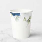 何か青いもの ドゥ ビフォア フローラル ブライダル シャワー 紙コップ (裏面)