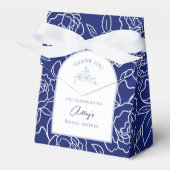 何か青いもの ドゥ フローラル ブライダルシャワー フェイバーボックス (正面サイド)