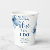 何か青いもの ドゥ フローラル ブライダルシャワー 紙コップ (正面)