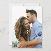 何か青いもの フォト サンクス カード (裏面)