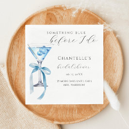 何か青いもの ブライダルシャワーの前にマティーニ スタンダードランチョンナプキン