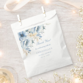 何か青いもの ブライダルシャワーの前に花を飾る フェイバーバッグ