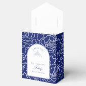 何か青いもの ブライダルシャワーの花 フェイバーボックス (オープン)