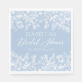 何か青いもの ブライダルシャワーナプキン スタンダードランチョンナプキン (正面)