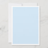 何か青いもの ブライダルシャワー招待状 招待状 (裏面)