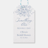 何か青いもの ブライダルシャワー ギフトタグ (正面)