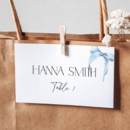 何か青いもの ブライダルシャワー 結婚式の準備 プレイスカード