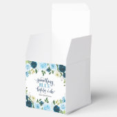 何か青いもの ブライダル ネイビー フラワーズ フェイバーボックス (オープン)