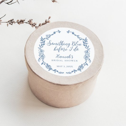 何か青いもの ブライドシャワー ラウンドシール