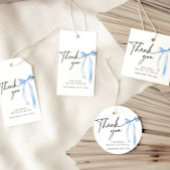 何か青いもの ブルー リボン 結婚式前祝い ギフトタグ