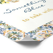 何か青いもの ポスター (角)