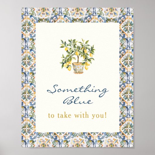 何か青いもの ポスター (正面)