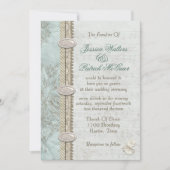 何か青いもの 招待状 (正面)