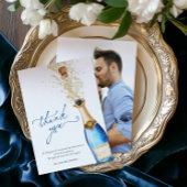 何か青いもの 私がする前に フォト サンクス カード