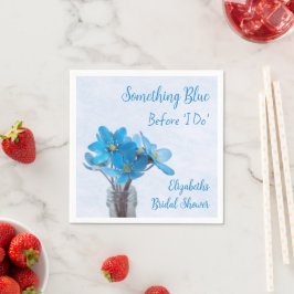 何か青いもの 私がする前に ブライダルシャワー スタンダードカクテルナプキン