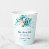 何か青いもの 私がする前に 花の ブライダルシャワー 紙コップ (裏面)