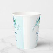 何か青いもの 私がする前に 花の ブライダルシャワー 紙コップ (右)