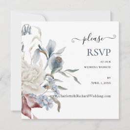 何か青いもの,  結婚式のウェブサイトの出欠確認  