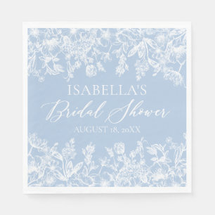 何か青いもの Before I do ブライダルシャワーナプキン スタンダードランチョンナプキン