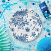 何か青いチノワジェリーブルーのブライダルシャワー ペーパープレート (パーティー)