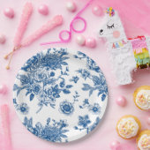 何か青いチノワジェリーブルーのブライダルシャワー ペーパープレート (パーティー)