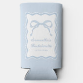 何か青いバチェロレッテ スリム缶クーラー (裏面)