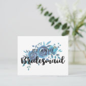 何か青いバラが私の花嫁になる 招待状 (スタンド正面)