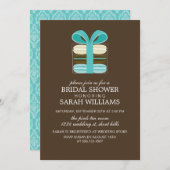 何か青いフランスのマカロン 招待状 (正面/裏面)