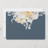 何か青いフローラ – 水平結婚の セーブザデート (裏面)