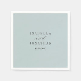 何か青いモノカラ結婚ーのカスタム スタンダードカクテルナプキン