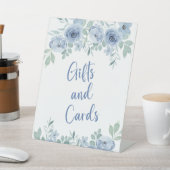 何か青い前に私はフローラギフト&カード 台座サイン (インサイチュ)