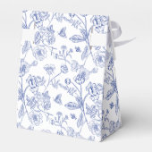 何か青い前に私はブライダルシャワーありがとう フェイバーボックス (裏面サイド)