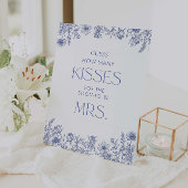 何か青い前に私は何個のキス 台座サイン