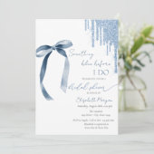 何か青い前に私は弓グリッタードリップ 招待状 (スタンド正面)