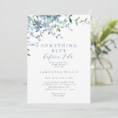 何か青い前に藤ブライダルシャワー 招待状 (スタンド正面)