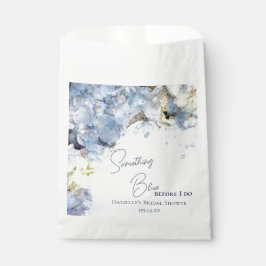 何か青い前紫陽花ブライダルシャワー フェイバーバッグ