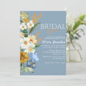 何か青い春ガーデンフラワーズブライダルシャワー 招待状 (スタンド正面)