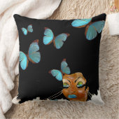 何か青い枕 クッション (ブランケット)