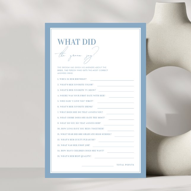 何か青い花婿がゲームを言った (クリエイターアップロード済み)