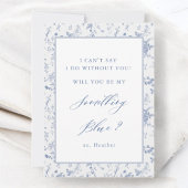 何か青い花嫁の付き添い人の提案をしてくれないか 招待状