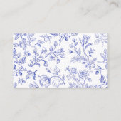 何か青い表示シャワー囲いカード エンクロージャーカード (裏面)