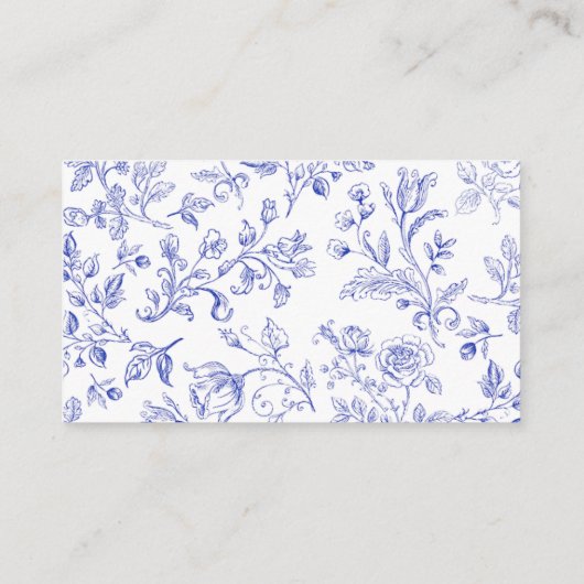 何か青い表示シャワー囲いカード エンクロージャーカード (裏面)