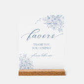 何か青い贈り物 アクリルサイン (正面)