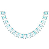 何か青い ブライドトゥビー フラワーブライダルシャワー バンティングフラッグ (全)