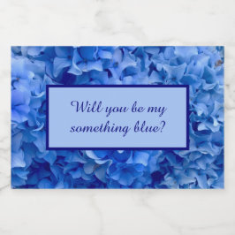 何か青く見える？アジサイ沿岸 スパークリングワインラベル