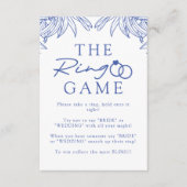 何か青シンプルい植物花嫁を言わない エンクロージャーカード (正面)